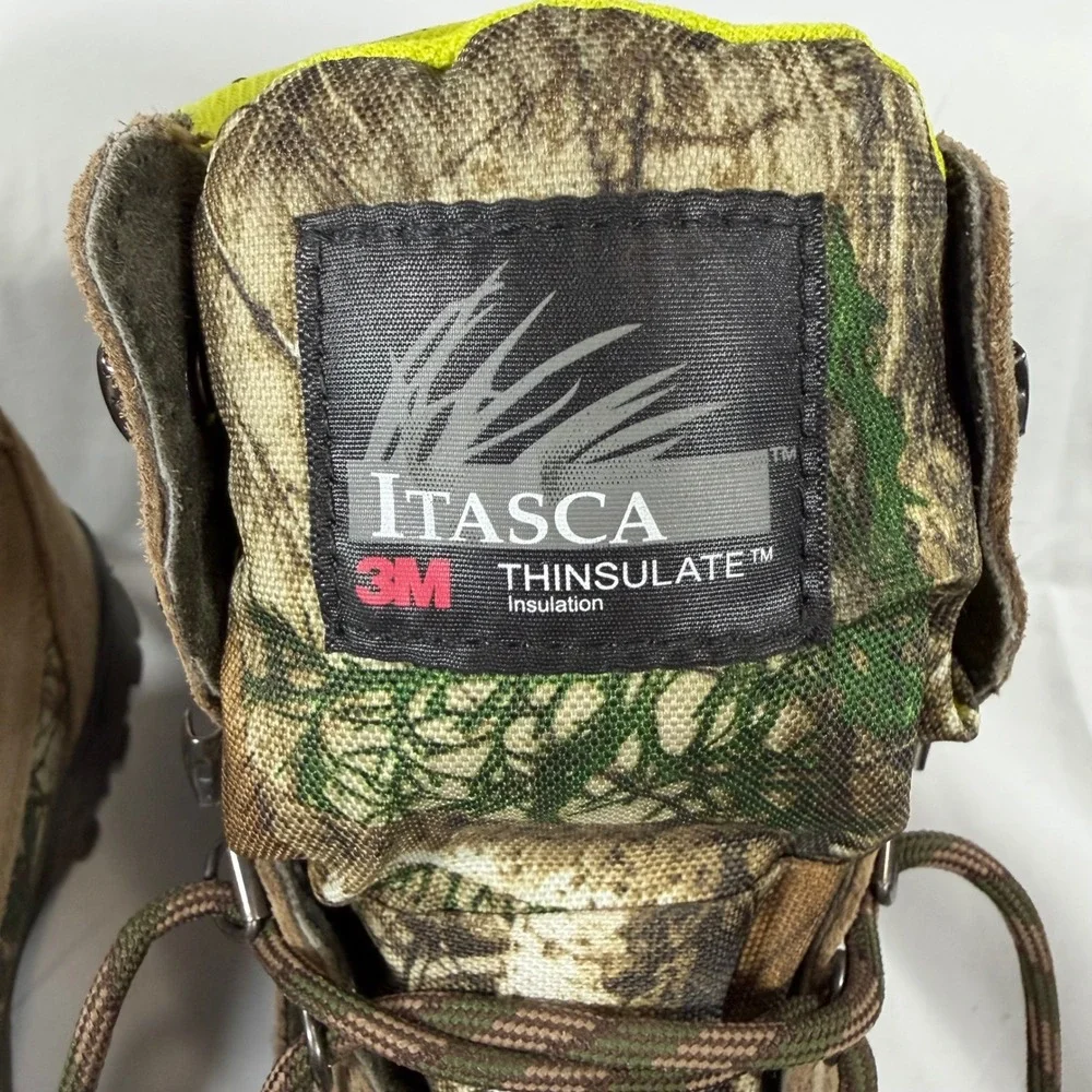 Itasca Women 6 Waterproof Hunting Boots 800g Thinsulate Camo Suede 5520010